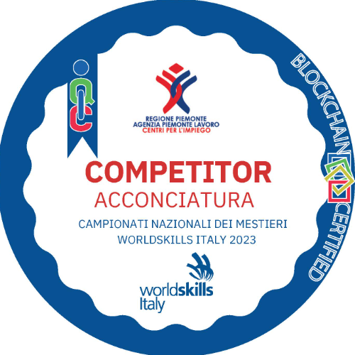 Competitor Acconciatura ai Campionati dei Mestieri WorldSkills Italy 2023